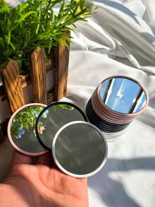 10 piezas de espejos de mano de alta definición, espejos de maquillaje de viaje, mini espejos de maquillaje, espejos decorativos para mujeres, espejos compactos diseñados cuidadosamente, espejos de tocador, espejos redondos, diseño elegante, espejos hechos a mano, espejos portátiles, espejos plegables, espejos para mujeres, entusiastas del maquillaje