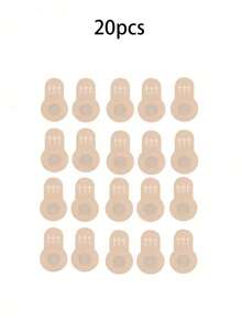 Disposable Invisible Lift Bra, Non-Slip Gathering Breast Petals, Made Of Non-Woven Fabric, Suitable For Women With Ample Or Plus Size Bust. Sexy, Anti-Embarrassment. This Product Is Non-Comfort Type, Used To Cover The Protruding Part Of The Bust To Prevent Reflection. The Lifting Effect Is Suitable For Use With A Bra. - Multicolor - View 17