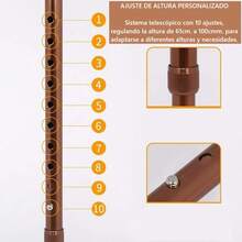 Bastón 2 En 1 Base Intercambiable De 4 Apoyos A 1 Apoyo Ligero y Practico Mango: Ergonómico tipo alemán para mejor agarre. - Negro - Ver 4
