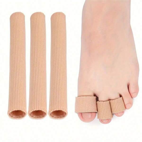 1pc Toe Cushion Friction Protection Toe/Finger Sleeve, Soft Gel Toe Protector, Seamless Durable Anti-Pain, Mixed Size Fits Toes And Fingers
