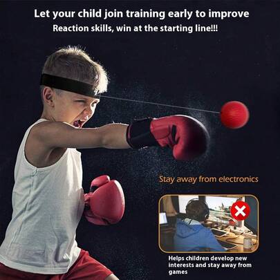 1pc 2025 New Headband Boxing Reflex Ball Stress Relief Ball Magic Speed Ball Adult Kids Training Fitness Entertainment Home Use, Boxing Ball, Stress Relief Ball, Coordination Training Target Ball, Vision Training Target Ball, Children's Birthday, 1 Year Old, Target, Beach Games, Stitch Toys, Travel Toys, Classroom Fidget Toys, Mini Stuff, Bath Toys, Christmas Stationery, Stress Ball, Birthday Gift, Christmas Gift, Halloween Gift, Perfect Gift, Gift
