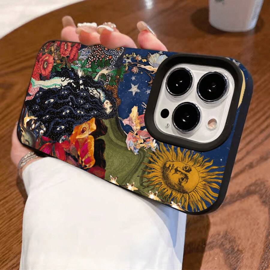 Funda protectora suave de alta calidad con orificios grandes, resistente a golpes. Compatible con los modelos phone 17, 16, 15, 14, 13, 12 y 11 Plus Pro. Disponible en negro clásico, morado, gris y blanco. Ideal para Halloween y Acción de Gracias. QY39 - Negro - Ver 1