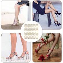 20pcs Shoes Buckles Metal Single Prong Pin Shoes Buckles Adjustable Slide Multi - Purpose Roller Leather, Hardware Making Pin Shoe Bag Leather Belt - 最初的 - 查看 7