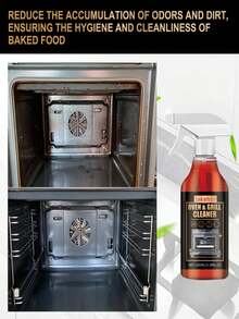 jakehoe 1pc 100ml Kitchen Appliance Cleaner, Oven Cleaner Spray, Oven Rack Degreaser, Oven & Air Fryer Cleaner, Removes Burnt Grease & Carbon Deposits, Heavy Duty Degreaser, Recommended Combo Set - Multicolor - View 3