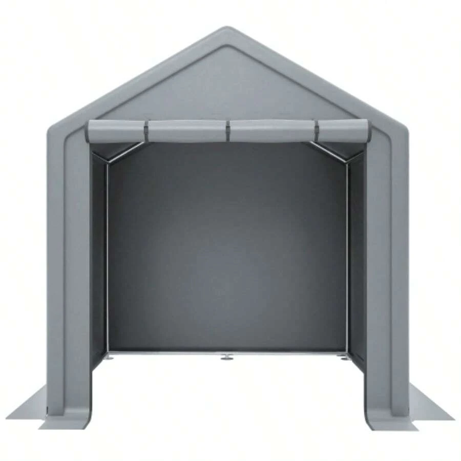 Bicycle Garage Tool Shed 187x100x160 Cm, Garden Shed Garage Tent Storage Tent, Dark Gray - Grey 190x170x200 cm - View 1