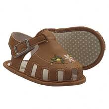 Baby Girls Sandals, Summer Shoes, First Steps, Summer Baby Girls Shoes - 駝色 - 查看 5