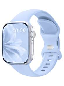 时尚运动硅胶表带，兼容 Series 11 10 9 8 7 6 SE SE2 SE3 Ultra 2 3 38mm 40mm 41mm 42mm 44mm 45mm 46mm 49mm，男女款优雅透气柔软腕带，轻巧舒适的替换表带，适合健身房跑步锻炼，耐用防汗日常表带，送给家人朋友的礼物 - 44/45/46/49/42mm(Series 3 2 1) - 查看 27