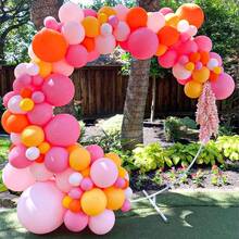 20/40pcs, 10in/25.4cm Vintage Pink, Vintage Sand White, Vintage Rose Red, Vintage Orange Balloons, Randomly Matched With Ribbons For Flexible Combination, Suitable For Birthday Party, Wedding, Theme Party, Baby Shower, Gender Reveal Decoration, Cocktail Party, Communion, Engagement, Anniversary, Traditional Festivals, Important Holidays, Prom, Creating Dreamy Photo Backdrop, Arch & Backdrop Solutions