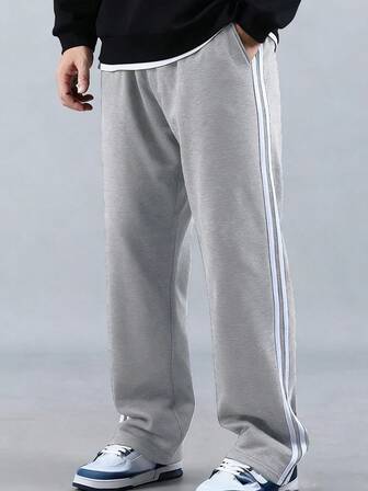 Pantalones deportivos casuales y cómodos de corte holgado para hombre