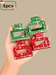 2/3/4/7 buc 2025 agrafe de păr drăguțe de Crăciun pentru fete, adorabile cu Moș Crăciun, reni, clopoței și oameni de zăpadă, potrivite pentru ținuta zilnică a fetelor, petrecerea de ziua de naștere, călătoriile, ținuta de festival sau cadoul de Crăciun pentru iubite