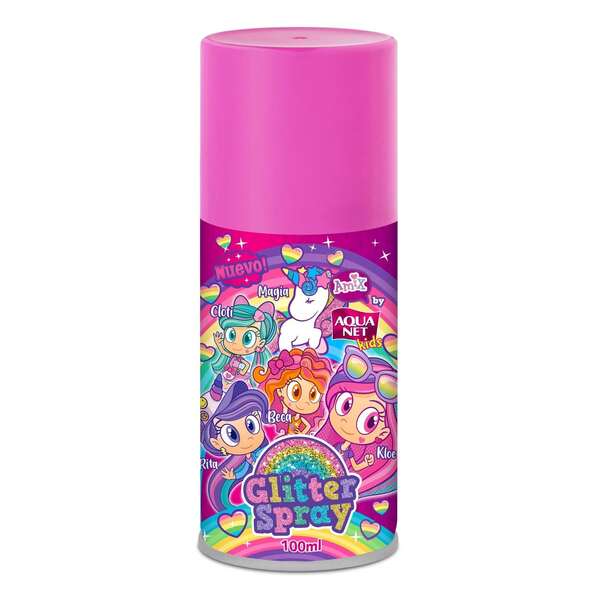 Aerosol para Peinar Cabello Net de 100 ml con Destellos - Suavidad y Brillo para Todas las Niñ y Tipos de Cabello