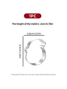 Zestaw 6 foremek do ciastek ze stali nierdzewnej w kształcie piernika, bałwana, płatka śniegu, choinki, Świętego Mikołaja, laski cukrowej – narzędzia do pieczenia o tematyce bożonarodzeniowej, zestaw stempli do ciastek świątecznych – idealne na zimę