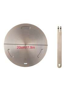 1块德国电磁炉导热板，砂锅防烫，适用于燃气灶、电磁炉、摩卡壶、小奶壶、不锈钢锅、陶瓷砂锅。快速解冻肉类产品，火力集中，防滑，厨房家用，节能 - 7.9inch - 查看 16