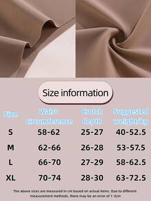 Aofeiqike 4pcs High Waist Women's Sexy Thong Panties, Seamless Breathable Comfortable Underwear