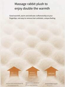 1pc Washable Solid Color Fluffy Faux Fur Rug - Lightweight, Non-Slip, Rectangular Polyester Plush Carpet - Soft Shaggy Rug For Room Decor, Indoor Luxury Comfortable Bedside MatChristmas Decor Kitchen Rug