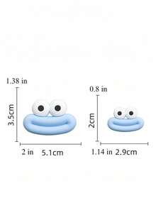 1 pezzo Adesivi divertenti a forma di bocca di salsiccia in silicone morbido, adesivi decorativi (con colla di supporto), adatti per fai-da-te su custodie per telefono, accessori per capelli, lacci di scarpe, gioielli e artigianato, Natale