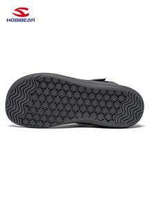 HOBIBEAR （如需宽松版型，建议选购大一码）青少年运动鞋，男女通用赤足鞋，宽鞋头设计，舒适步行鞋，魔术贴搭扣，橡胶鞋底，防滑透气，易穿脱，四季皆宜，校园服饰 - 黑色 - 查看 8