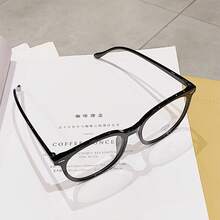 MEIRONG 1pair Women Fashion Leopard Print Big Frame Round Optical Glasses, Casual For Daily Use Glasses Accessories For Women - Multicolor - View 10