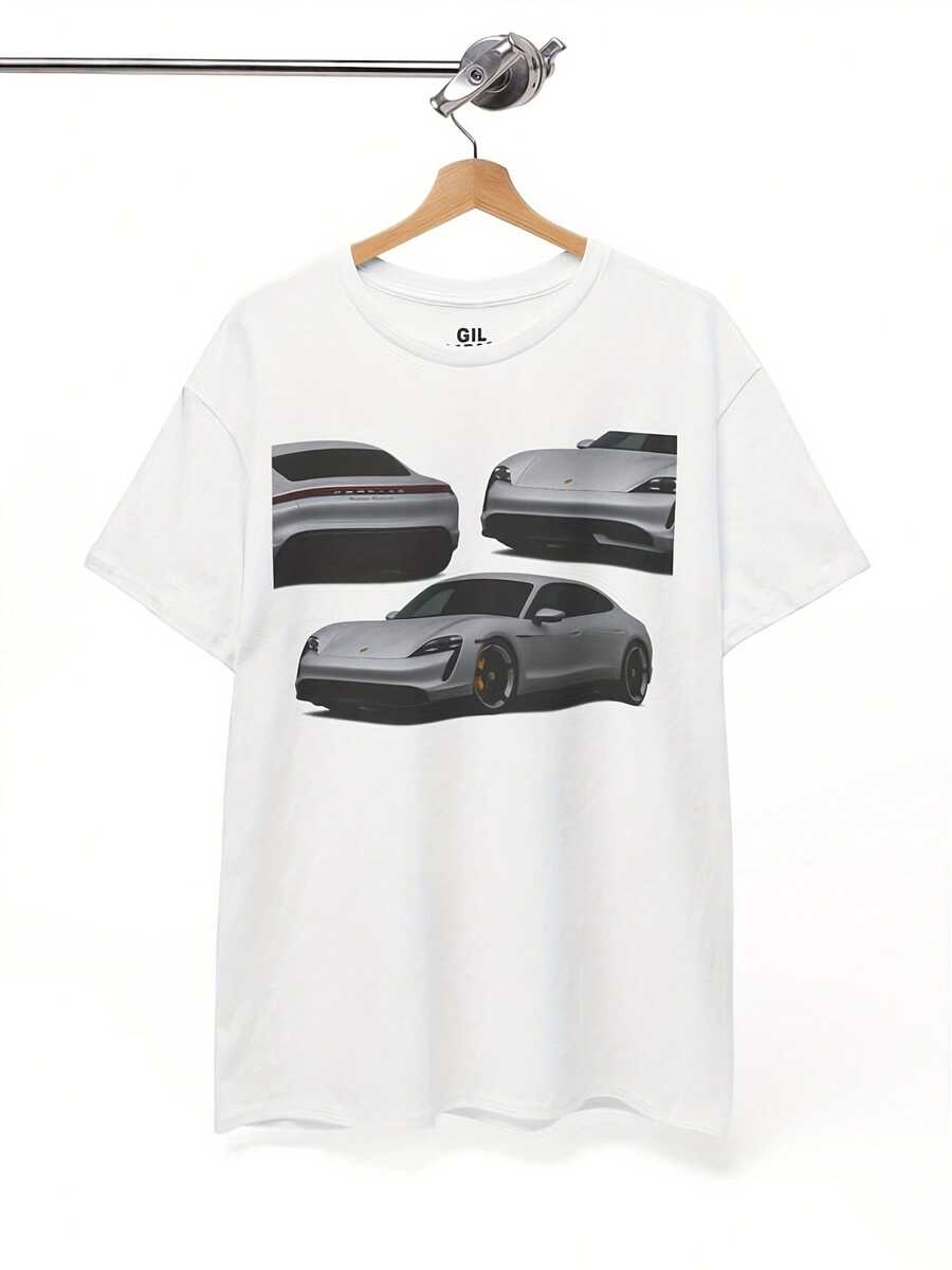 Taycan Turbo S Shirt Electric Car T-Shirt Futuristic EV Performance Graphic Streetwear Gift - Style 5 - View 1
