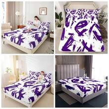 Blanco y morado + TWIN (W39*L75*H16")