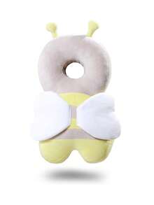 1pc Baby Walking Protection Bee Shaped Pillow,Baby Guardian Walker Head Protector - Ultra-Soft, Breathable, Adjustable, Anti-Fall Protection Backpack Pad,Machine Washable, And Durable Soft Polyester Fiber For Babies 6-36 Months