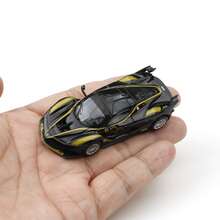 Burago 1:64 比例法拉利系列赛车模型，儿童迷你压铸复制车，小型合金收藏车模型，新年圣诞节生日礼物 - 1:64 Ferrari-FXX K RED - 查看 6