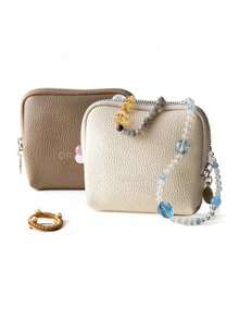 Elegant Travel Jewelry Organizer For Effortless Style, Portable Velvet Bracelet Jewelry Pouch For On-The-Go Glamour, Chic Storage Bag Perfect For Vacations, Weekend Getaways, And Special Occasions, Ideal Gift For Fashion Lovers, Stylish Accessory For Organizing Necklaces, Earrings, And Rings, Must-Have Travel Essential For Every Fashionista, Keep Your Jewelry -Free And Secure While Traveling, Perfect For Holiday Gifting And Seasonal Celebrations, Elevate Your Travel Experience With This Luxurious Jewelry Storage Solution.