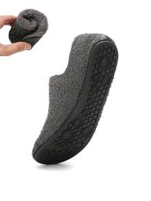 Pantuflas para adultos ajustables y cómodas - Suaves, cálidas, de moda, adecuadas para el hogar, viajes, uso en exteriores/interiores, perfectas para otoño, invierno y primavera! - Gris Oscuro - Ver 3