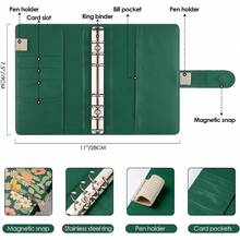 Budget Binder, A6 Money Saving Binder With Cash Envelopes, PU Leather Challenge, Zipper Envelopes, Budget Sheet And Category Sticker Labels2025 - Pink Floral - View 10