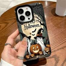 Funda protectora suave de alta calidad con orificios grandes, compatible con los modelos phone 17, 16, 15, 14, 13, 12 y 11 Plus Pro. Disponible en negro clásico, morado, gris y blanco. Ideal para Halloween y Acción de Gracias. - Gris - Ver 5