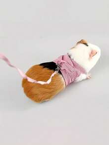 1 Stück kleine Haustier Karomuster Kleidung Ausgang Leine, Frühling und Sommer bequeme zweibeinge Kleidung für Nerz, Kaninchen, Igel, Brustgurt Ausgang Leine