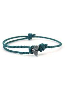 diffone 2mm Handmade Rope Braided Bracelet Antique Black Whale Tail Bracelet For Men Personalized Jewelry - Vintage Fishtail Bracelet - View 17