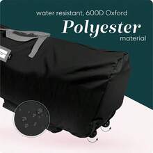 , Bolsa De Almacenamiento De rbol Rodante Para rbol Navideo Artificial De 9 Pies. Bolsa con Cierre. Protege el polvo, los insectos y la humedad. VERDE - negro + Grande - Ver 5