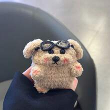 Wnter 1pc Cute Plush Puppy Wireless Bluetooth Pro 1st/2nd/3rd Generation Earphone Protective Case