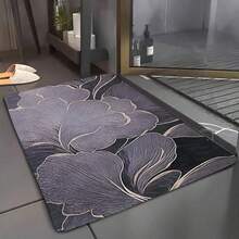 1 件柔软奢华时尚吸水浴室垫 - 柔软硅藻泥，防滑，防污，适用于厨房和门口，门口，防污垫 - 彩色 - 查看 6
