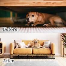 Ssumght Under Couch Blocker Under Bed Blocker For Pets Toys Barrier 12 Pack Furniture Couch Guards Bumper For Stopping Cats Dogs From Getting Under Sofa Gap 37 * 17cm Total Length 442cm