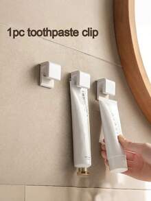 1. Nieperforowany uchwyt na szczoteczkę do zębów montowany na ścianie, Zakryty uchwyt na szczoteczkę elektryczną do łazienki, Stojak na pastę do zębów, 2/5/6-szczelinowy, samoprzylepny pojemnik na szczoteczkę do zębów, Przybory łazienkowe, Codzienne potrzeby na Boże Narodzenie i Nowy Rok