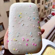 1 件 2025 新款慢回弹盒装蛋糕仿真面包挤压玩具，超柔软吸收吐司拼图玩具，固体史莱姆 - 生日礼物、圣诞礼物、完美礼物、收藏品展示、爱好收藏 - 彩色 - 查看 6