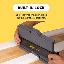 Instruments 833 10 - Inch Contour Gage - 10 pulgadas con pasadores extra largos, con cerradura + Calibre - Ver 5