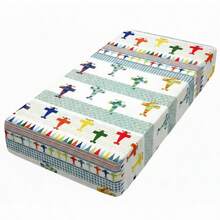 2-Piece Single Bed Sheet Set With Children's Prints - Airplanes - View 2