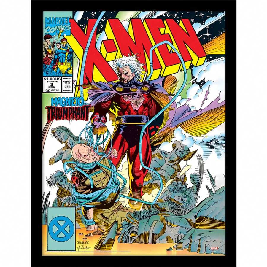 Triumphant Comic Magneto Print (Multicoloured) - 100% Mixed - (PM7836) - Multicolor - View 1