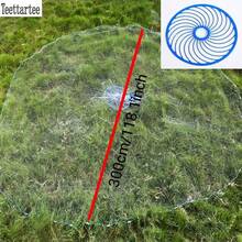 Teettartee Outdoor Fishing Throwing Net, Hand Cast Fishing Net For Catching Fish, Shrimp, Crab