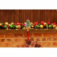 Stocking Holders Non - Slip Metal Hooks Lights Tree Decor Fireplace Mantle Stocking Hanger Party Decorations Green Silver