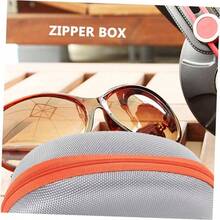 2 piezas Estuche Resistente para Gafas y Goggles de Natacin Organizador Porttil Multifuncional de Azul y Gris Proteccin Eva para Lentes y Accesorios Pequeos - inicial - Ver 7