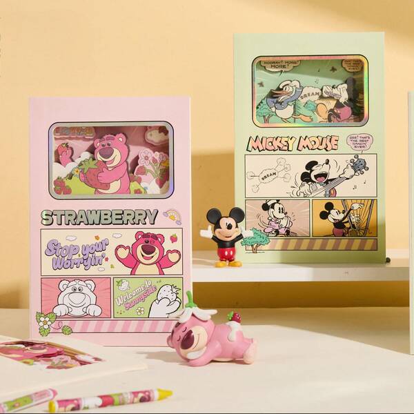 1PC 3D Stereo Hollow Paper-Cut Notebook - Back-To-School Gift For Boys & Girls, Cultural And Creative Gift