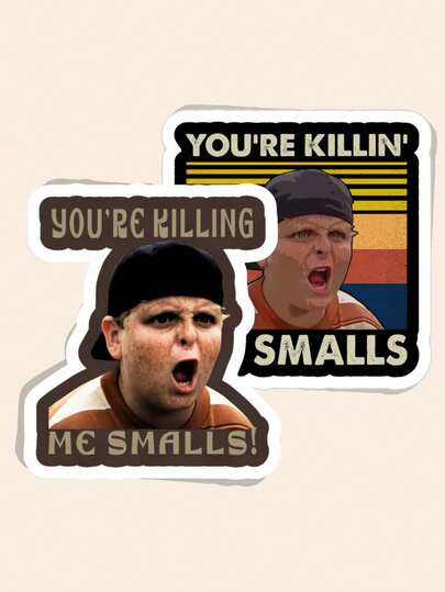 1pc Sandlot Smalls Sticker,Vinyl Decal, Funny Stickers, For Laptops, Cars, Suitcases, Bumpers, Refrigerators, Windows, Toolboxes, Motorcycles, School Teacher Classroom Supplies,Kpop,Scrapbook Supplies Decor,Teacher Office Gifts,Stationery Washi Tape,Label Stickers,Car Stickers,Children's Manual Activity