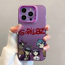 Famous Rock Band G-High-Fashion Cartoon Illustration Phone Suitable 17, 16E, 16, 15, 14, 13, 12, 11 Pro X XR XSMAX 8 Plus, Anti-Drop Frosted Back Cover, Phone, Handy Coverchristmasfall Phone Casephone 17halloween Accessories - 混合顏色 - 查看 8