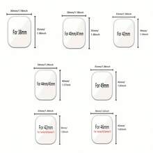 OUKNOEO Hydrogel Screen Protect Film Compatible With Apple Watch S11 10 9 8 7 5 6 SE 3 2 Series Compatible With IWatch Ultra 3 2 49MM 42MM 40MM 41MM 44MM 45MM 38MM 46MM Series TPU Clear Film - 3Pcs - View 8