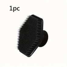 1 pieza Cepillo facial de silicona suave - Almohadilla de limpieza facial exfoliante suave y masajeador - Productos de baño y artículos de tocador para hombres sin adornos y de larga duración