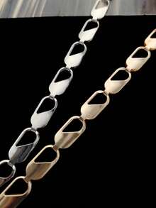 1pc Simple Versatile Single Layer Beaded Chain Hat Accessory, Multifunctional Detachable Hat Chain, Daily Hat Decoration